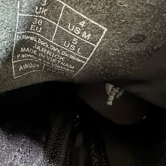 Dr. Martens Black Leather Lace-Up Boots - Picture 4 of 4